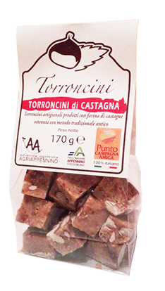 Immagine di Torroncini alla castagna 170 g