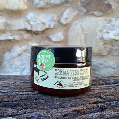 CREMA naturale viso-corpo alla castagna